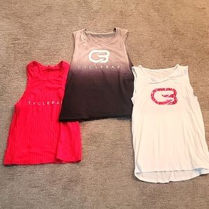 3 cyclebar tops